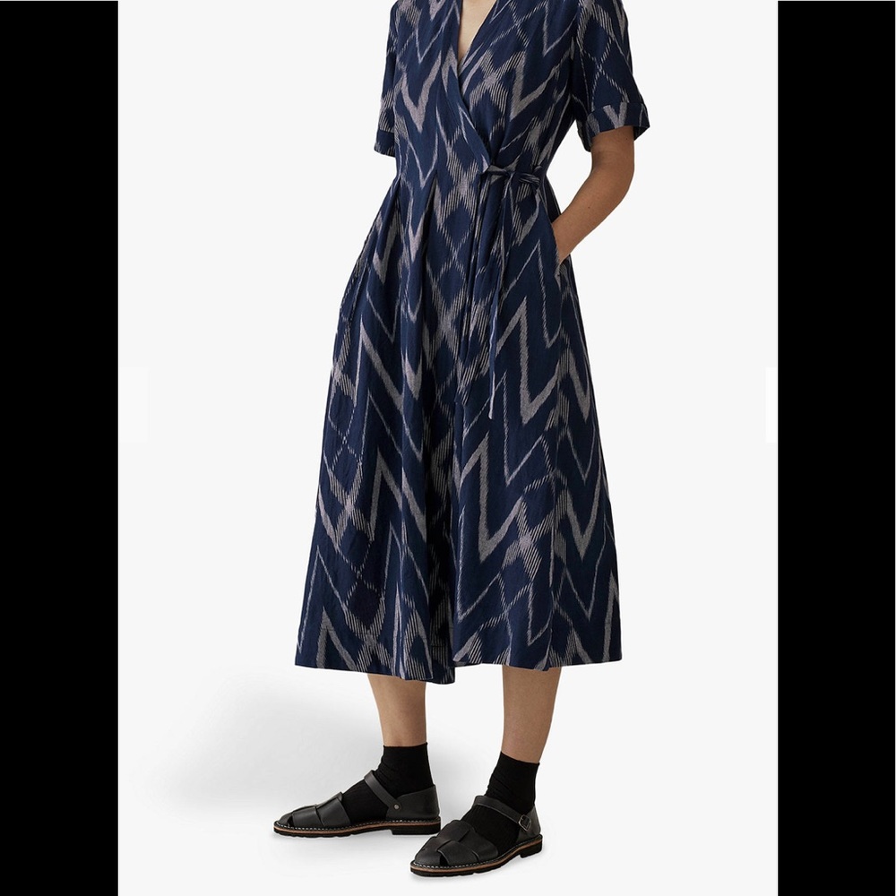 Toast Seiko Dress, Ikat Print